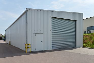 Lagerhalle 10 × 30 m | Lager für Rohstoffe