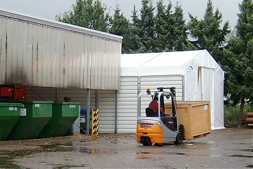 Recyclinghalle 7,50 × 10 m | Wertstoffhof