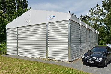 Lagerhalle 10 × 15 m | Lager für Reinigungsartikel