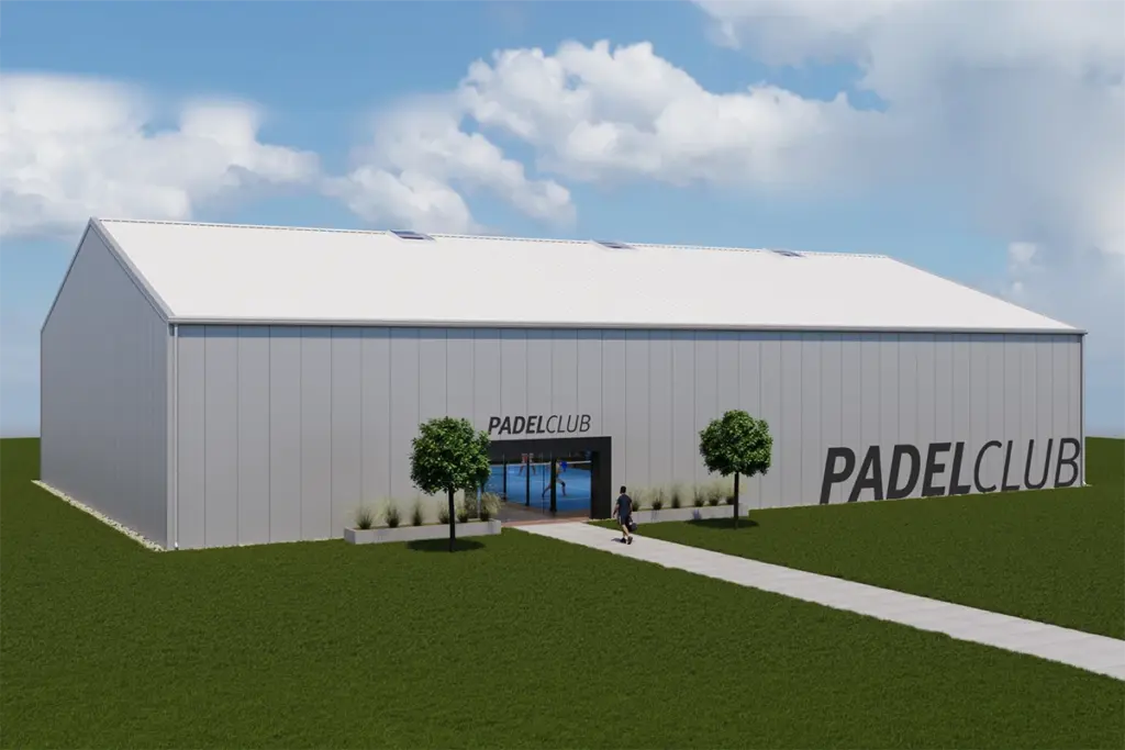 Padelhalle 25 x 40 m
